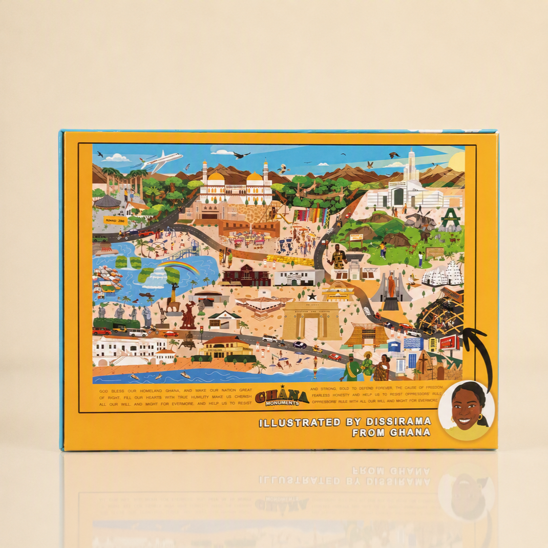 Ghana Monuments Jigsaw Puzzle - 48 Piece