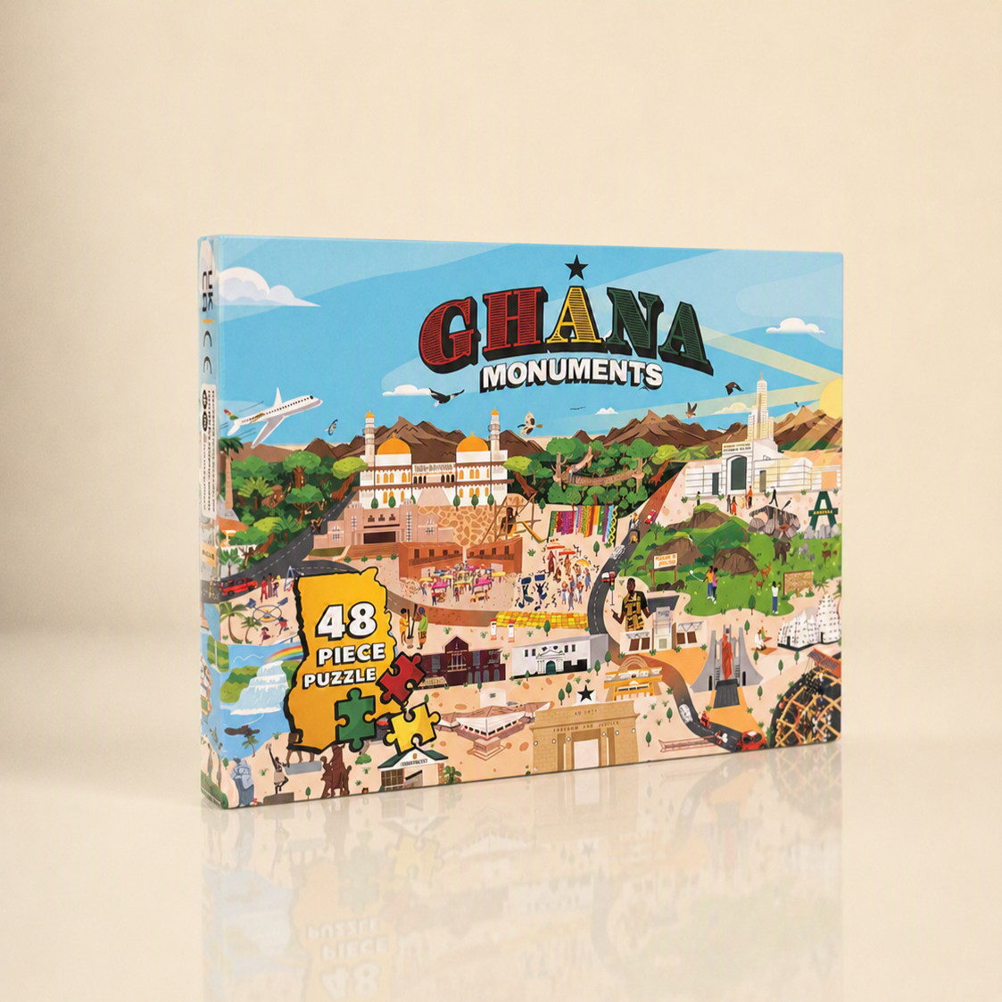 Ghana Monuments Jigsaw Puzzle - 48 Piece