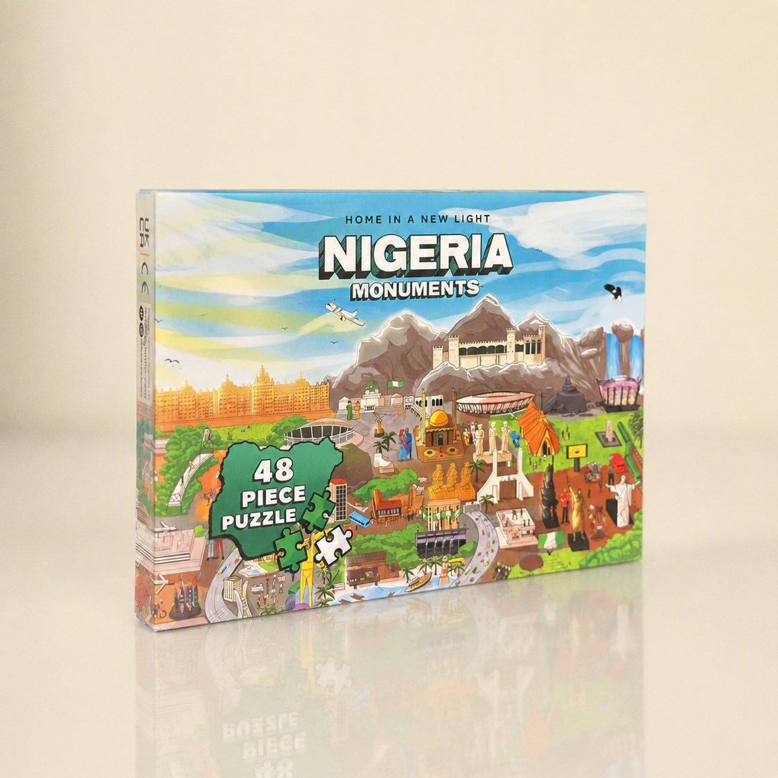 Nigeria Monuments Jigsaw Puzzle - 48 Piece